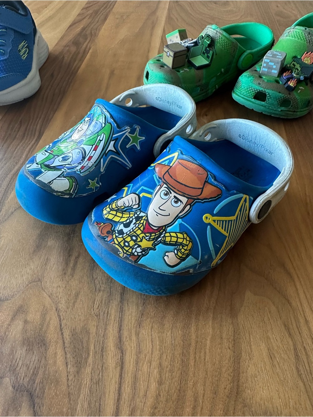 Kids Blue Toy Story Crocs size 9